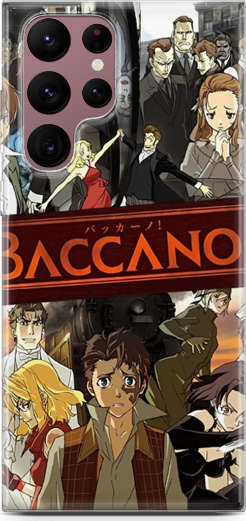 Samsung Galaxy S22 Ultra uyumlu Anime 4 Telefon Kabı Baccano Anime