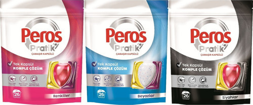 Pratik Matik Çamaşır Deterjanı Kapsülü - Tableti 78 Adet (3PK*26) (Karma Set)