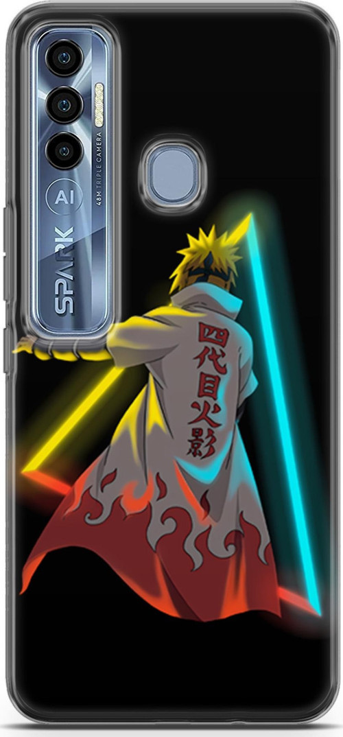Tecno Spark 7 Pro için Anime 32 Koruma Minato Neon Naruto
