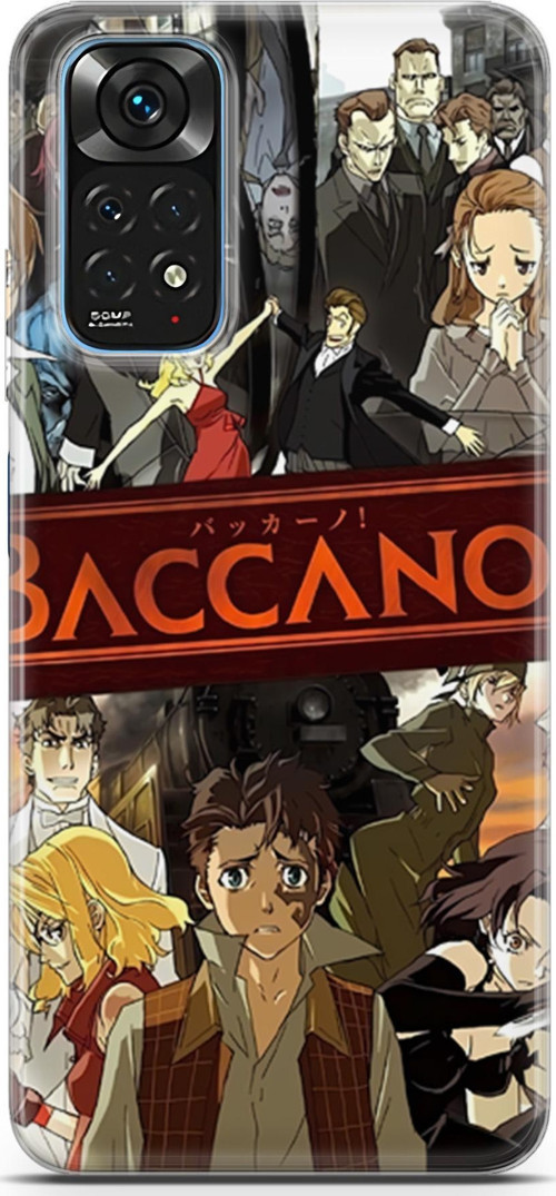 Xiaomi Redmi Note 11 için Anime 4 Şeffaf Baccano Anime