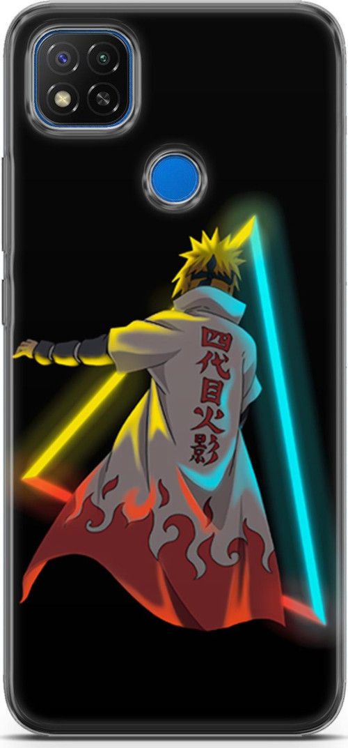 Xiaomi Redmi 9c için Anime 32 Koruyucu Kılıf Minato Neon Naruto