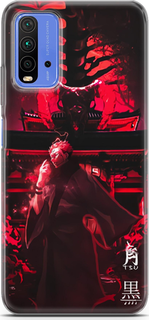 Xiaomi Redmi 9t uyumlu Anime 11 HQ Baskı Jujutsu Kaisen Ryomen Sukuna
