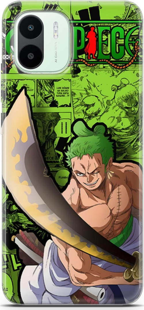 Xiaomi Redmi A1 uyumlu Anime 10 HD Kapak One Piece Zoro