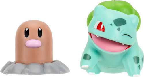 Battle Figürler PKW4061 - Diglett ve Bulbasaur