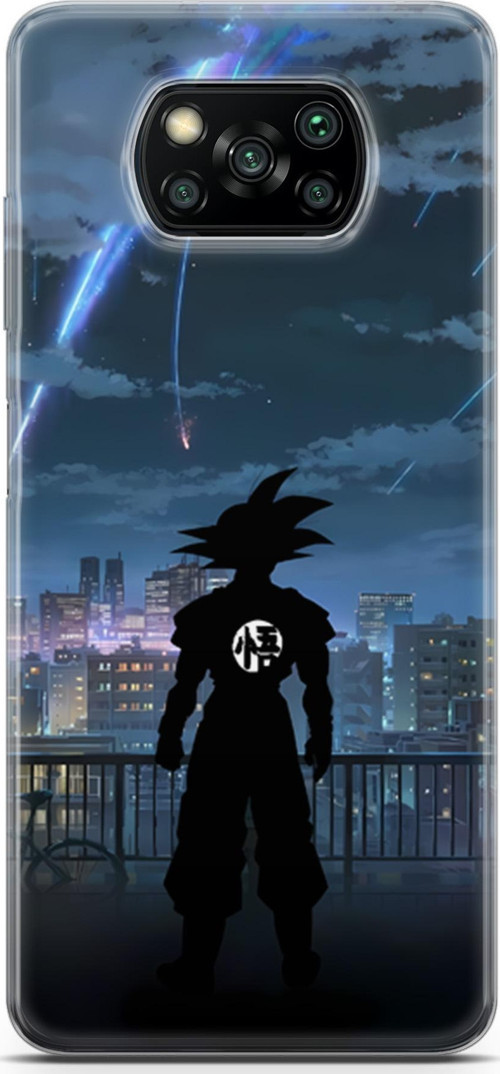 Xiaomi Poco X3 için Anime 30 UV Silikon Dragon Ball Goku