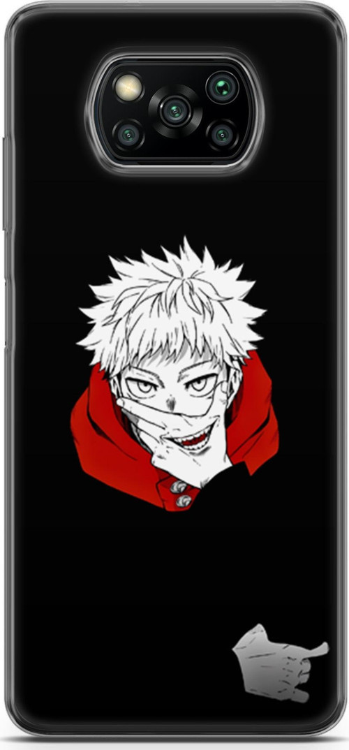 Xiaomi Poco X3 için Anime 35 Darbe Emici itadori Jujutsu