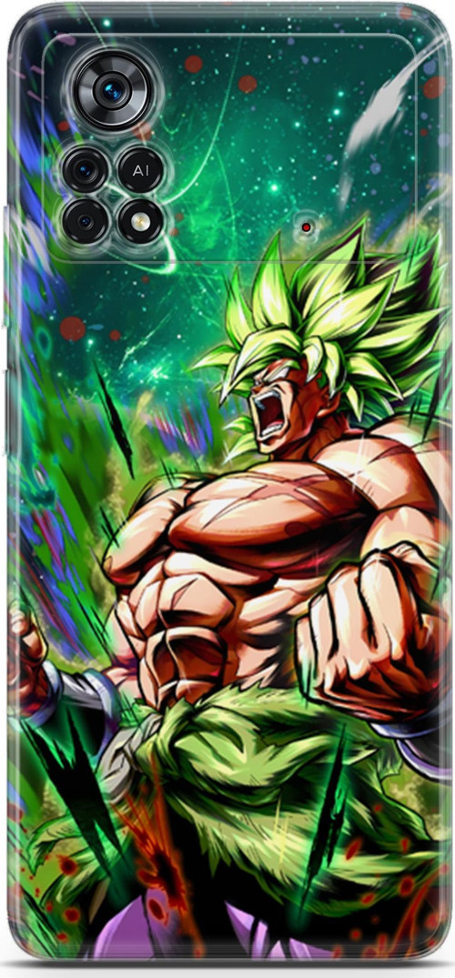 Xiaomi Poco X4 Pro 5G için Anime 3 Koruyucu Saiyan Rage Dragon Ball