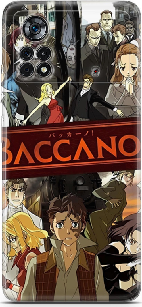 Xiaomi Poco X4 Pro 5G için Anime 4 UV Silikon Baccano Anime