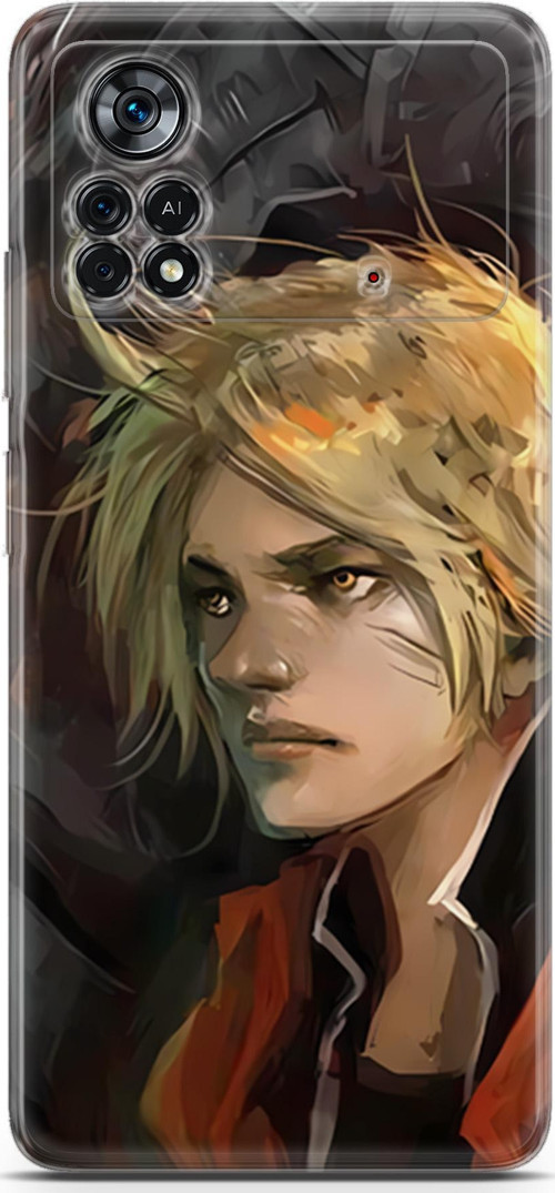 Xiaomi Poco X4 Pro 5G için Anime 8 UV Lans Fullmetal Alchemist Alphonse Edward