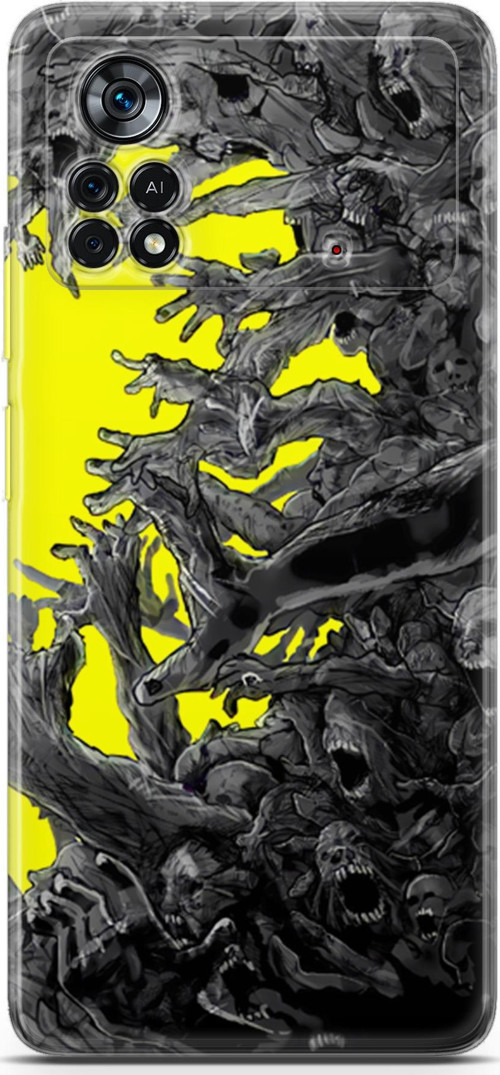 Xiaomi Poco X4 Pro 5G uyumlu Anime 1 HQ Baskı Testere Chainsaw Man