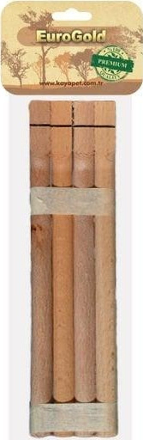 Doğal Ahşap Tünek 4 Adet 30 cm.
