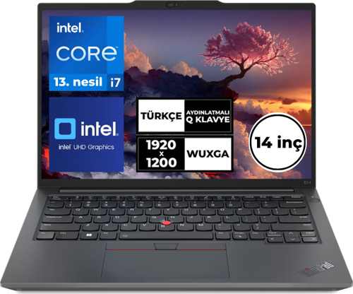 ThinkPad E14 Gen 5 i7-13700H 24 GB 1 TBSSD 14" WUXGA Windows 10 Home 21JLS2TUL1 BT21