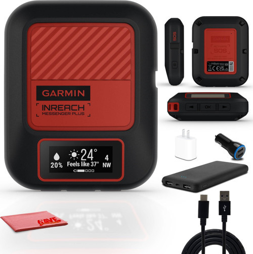 inReach Messenger Plus, Hücre Hizmeti Olmadan Fotoğraf, Metin ve Sesli Mesajlaşma Özelliğine Sahip SOS El Tipi Uydu İletişim Cihazı, 25 Gün Pil Ömrü, Paket...