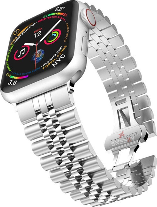 Apple Watch Ultra Seri 49Mm Uyumlu Ironmesh Döküm Çelik Metal Kordon