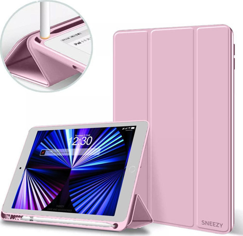 Apple İpad 7.8.9. Nesil 10.2 İnç Kılıf Craft Kalem Bölmeli Uyku Modlu Kapaklı Smart Case