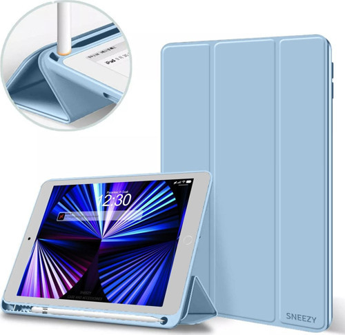 Apple İpad 7.8.9. Nesil 10.2 İnç Kılıf Craft Kalem Bölmeli Uyku Modlu Kapaklı Smart Case