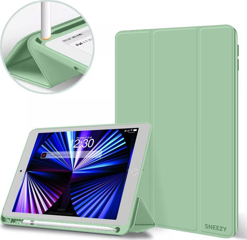Apple İpad 7.8.9. Nesil 10.2 İnç Kılıf Craft Kalem Bölmeli Uyku Modlu Kapaklı Smart Case
