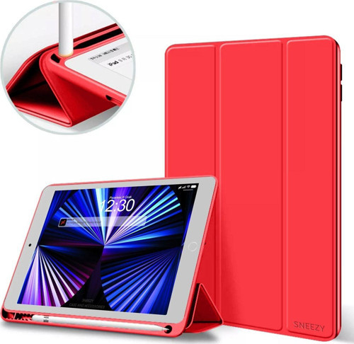 Apple İpad 7.8.9. Nesil 10.2 İnç Kılıf Craft Kalem Bölmeli Uyku Modlu Kapaklı Smart Case