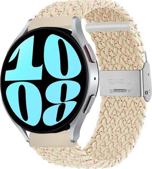 Galaxy Watch Active Active 2 44Mm-40Mm 20Mm Uyumlu Metal Klips Solo Fiberlink Örgü Kordon
