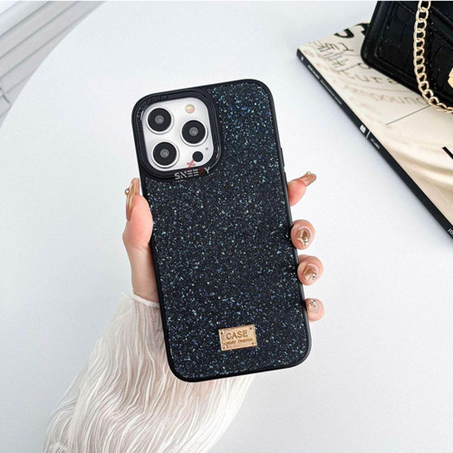 İphone 14 Pro Uyumlu Diamond Gleam Simli Desenli Kapak