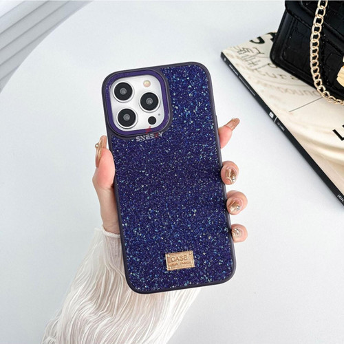 İphone 14 Pro Uyumlu Diamond Gleam Simli Desenli Kapak