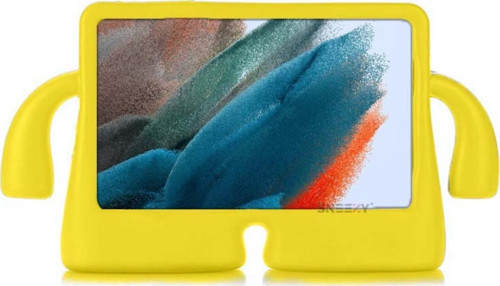 Samsung Tab A8 X200 10.5 İnç Uyumlu Kidsafe Silikon Kollu Çocuk Tablet Kılıfı