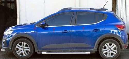 Cam Çıtası Krom Aksesuar 6 Parça Sandero III Hatchback 2020 > Modeller İçin Uyumlu