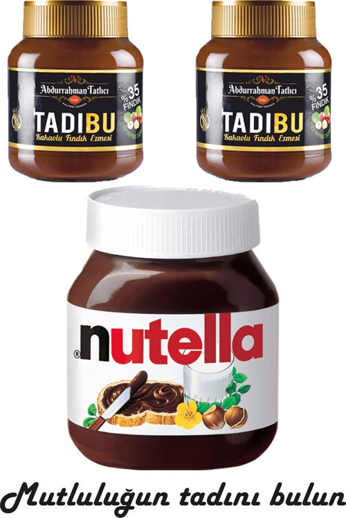 Tadıbu 330 gr x 2 Adet + Nutella 750 gr