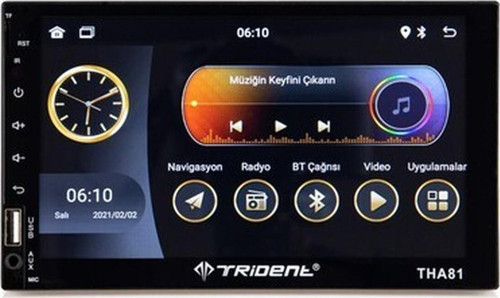 THA81 Double Dın Android 10 Ram 2 GB Rom 16 GB 7 Inch Oto Multimedia Player