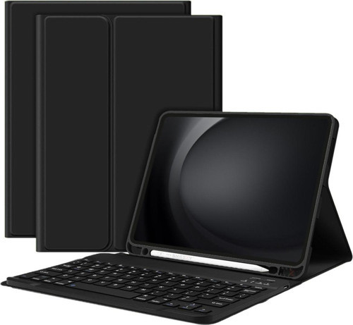 Apple İpad Pro 6.Nesil 12.9 İnç 2022 Uyumlu Styletech Bluetooth Klavyeli Çok Yönlü Kılıf