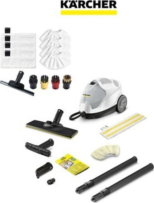 Kärcher Kimyasalsız Temizlik, Leke ve Kirleri Yok Eden Yüksek Buhar Basıncı ile Çok Amaçlı Hijyen Çözümü-SC4 EasyFix+ FULL Yedek Temizlik Seti