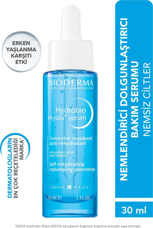 Hydrabio Hyalu+ Dolgunlaştırıcı Nemlendirici Niacinamide Hyalüronik Asit Yüz Serumu 30 Ml