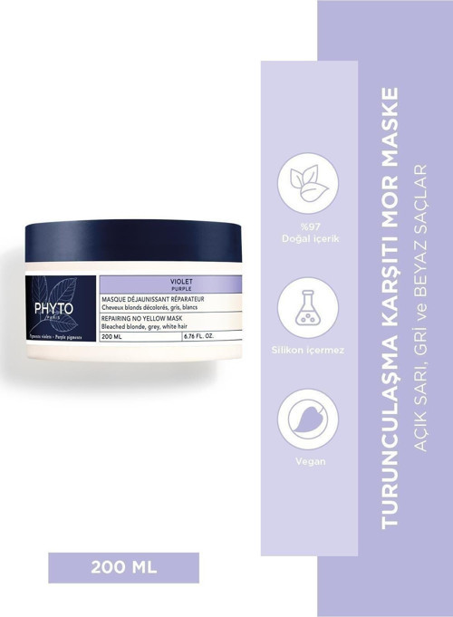 Purple Turunculaşma Karşıtı Mor Maske 200Ml