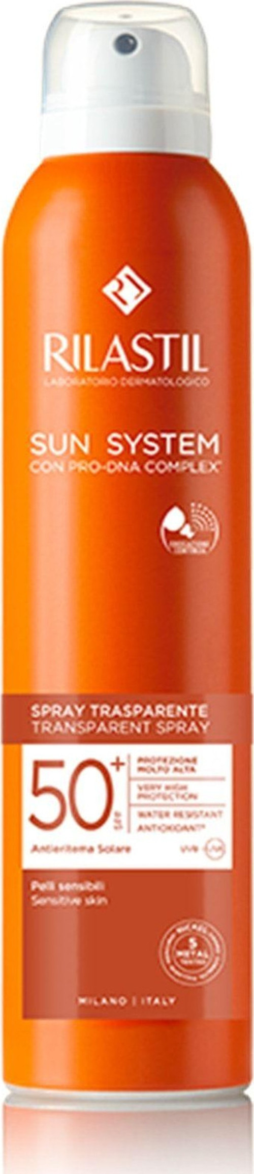 Spf 50 Transparente Spray 200 Ml