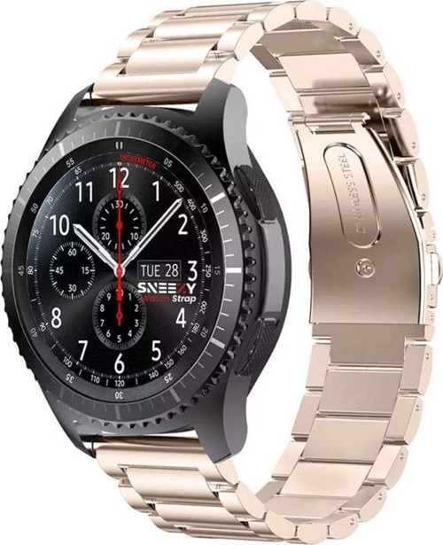 Huawei Watch 3 Elite-Classic 46Mm-Watch 3 Pro-Elite 22Mm Uyumlu Ironweft Döküm Çelik Metal Kordon