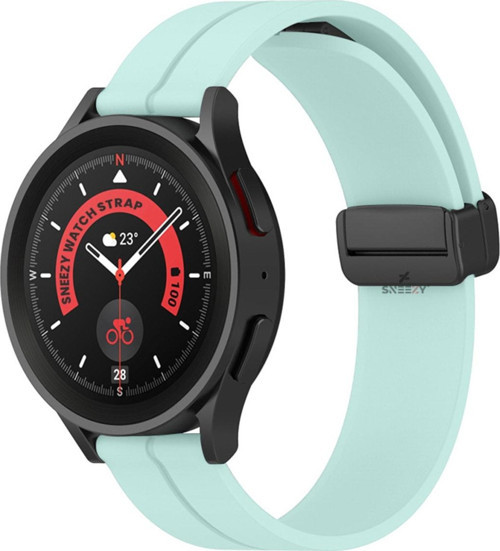 Huawei Watch 3 Elite-Classic 46Mm-Watch 3 Pro 22Mm Uyumlu Coastal Manyetik Tokalı Silikon Kordon