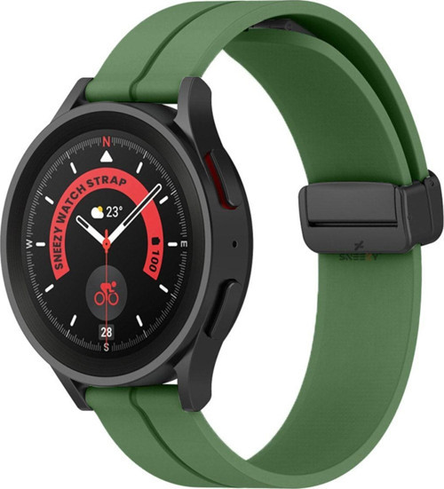 Huawei Watch 4 46Mm-Watch 4 Pro 22Mm Uyumlu Coastal Manyetik Tokalı Silikon Kordon