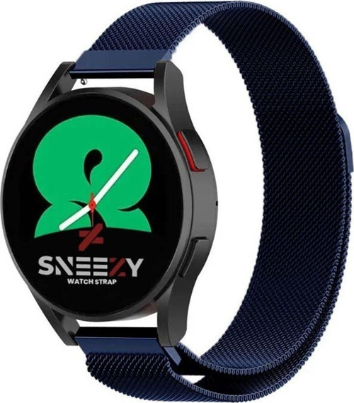 Samsung Galaxy Watch 4 40-42-44-46Mm Uyumlu 20Mm Woven Wire Metal Hasır Kordon