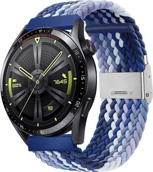 Samsung Galaxy Watch 46Mm R800 Watch 3 45Mm R840 22Mm Uyumlu Metal Klips Solo Fiberlink Örgü Kordon