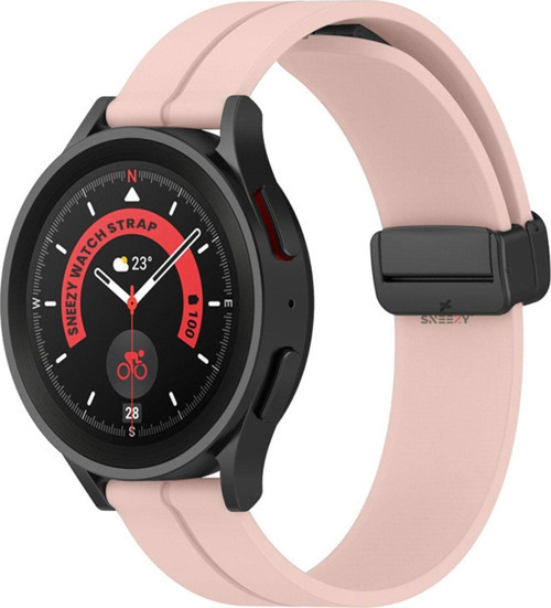 Huawei Watch 3 Elite-Classic 46Mm-Watch 3 Pro 22Mm Uyumlu Coastal Manyetik Tokalı Silikon Kordon