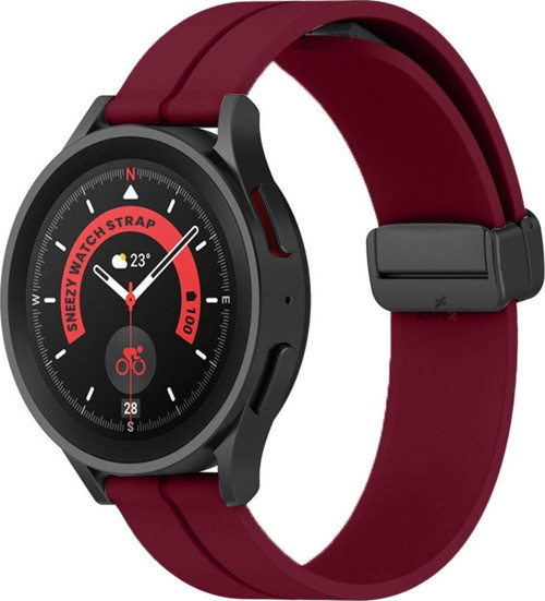 Huawei Watch 4 46Mm-Watch 4 Pro 22Mm Uyumlu Coastal Manyetik Tokalı Silikon Kordon