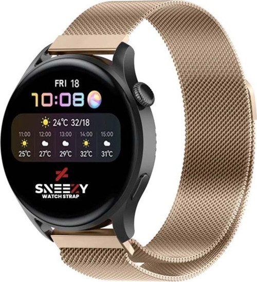 Watch Gtr 3 Pro-Gtr 3-Gtr 2E-Gts 2-Gtr 47Mm 22Mm Uyumlu Woven Wire Metal Hasır Kordon