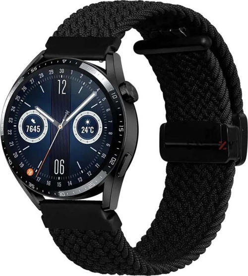 Amazfit Watch Gtr 3 Pro-Gtr 3-Gtr 2E-Gts 2-Gtr 47Mm Fiberlink Manyetik Tokalı Örgü Kordon