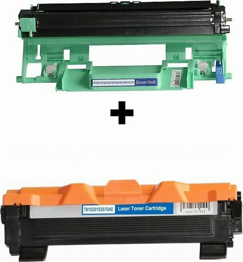 Pp Brother HL-1212W TN-1040 Ithal Muadil Siyah Toner + Brother DR-1040 Muadil Drum Ünitesi 2 Li Set