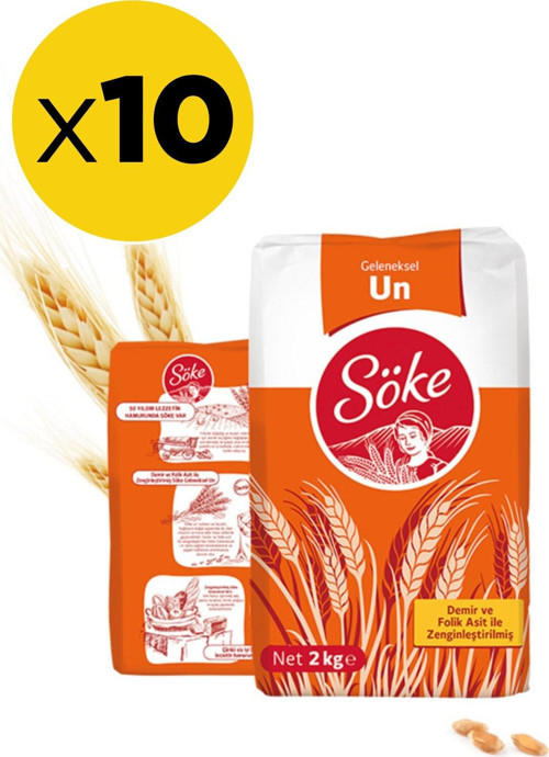 Un 2 kg x 10 Adet (Toplam 20 kg)