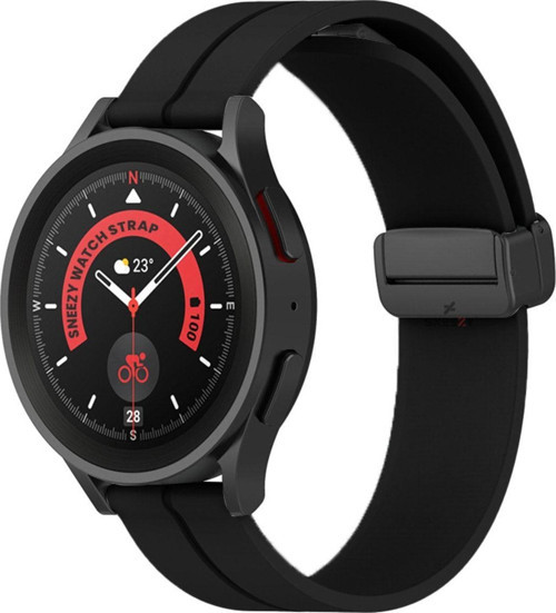 Huawei Watch 3 Elite-Classic 46Mm-Watch 3 Pro 22Mm Uyumlu Coastal Manyetik Tokalı Silikon Kordon