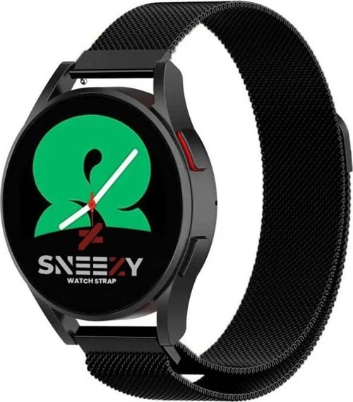 Samsung Galaxy Watch 4 40-42-44-46Mm Uyumlu 20Mm Woven Wire Metal Hasır Kordon