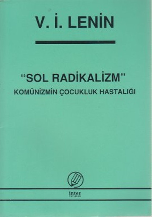 İnter Yayınevi Sol Radikalizm
