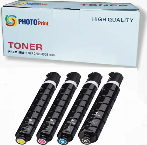 Canon C-EXV49 IR-C3525I 4 Renk Ithal Muadil Toner Seti Siyah 36.000 Sayfa, Renkliler 19.000 Sayfa