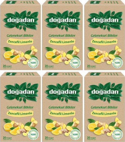 Zencefil Limonlu Bitki Çayı X 6 Adet